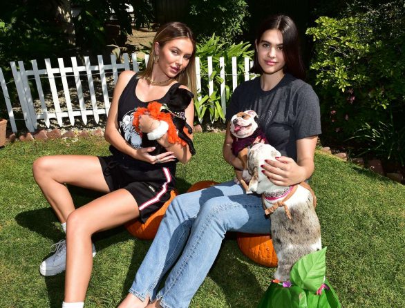 Delilah and Amelia Hamlin - Spend the afternoon volunteering with the adoptable bulldogs in Beverly Hills