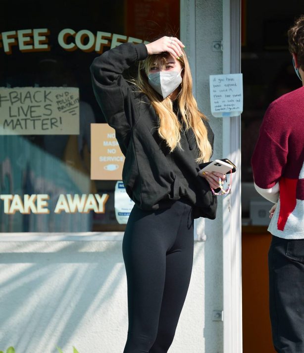 Delilah Belle - With her beau Eyal Booker seen lleaving coffee coffee in West Hollywood