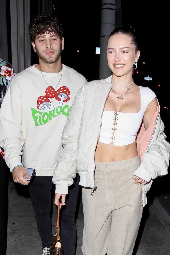 Delilah Hamlin and boyfriend Eyal Booker at Catch Restaurant in West Hollywood