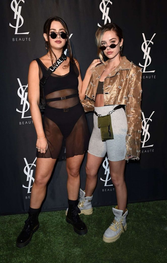 Delilah Hamlin and Ella Angel  - YSL Beauty Festival Featuring Halsey in Palm Springs