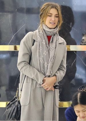 Delta Goodrem - Shopping at YSL on Rodeo Drive in Beverly Hills