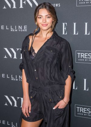 Demi-Leigh Nel-Peters - E!, ELLE & IMG celebrate the Kick-Off To NYFW: The Shows at The Pool in NYC