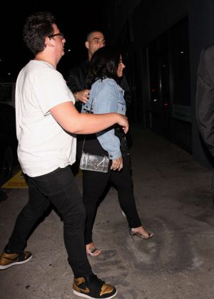 Demi Lovato and G-Eazy - Leaving Warwick nightclub in Hollywood