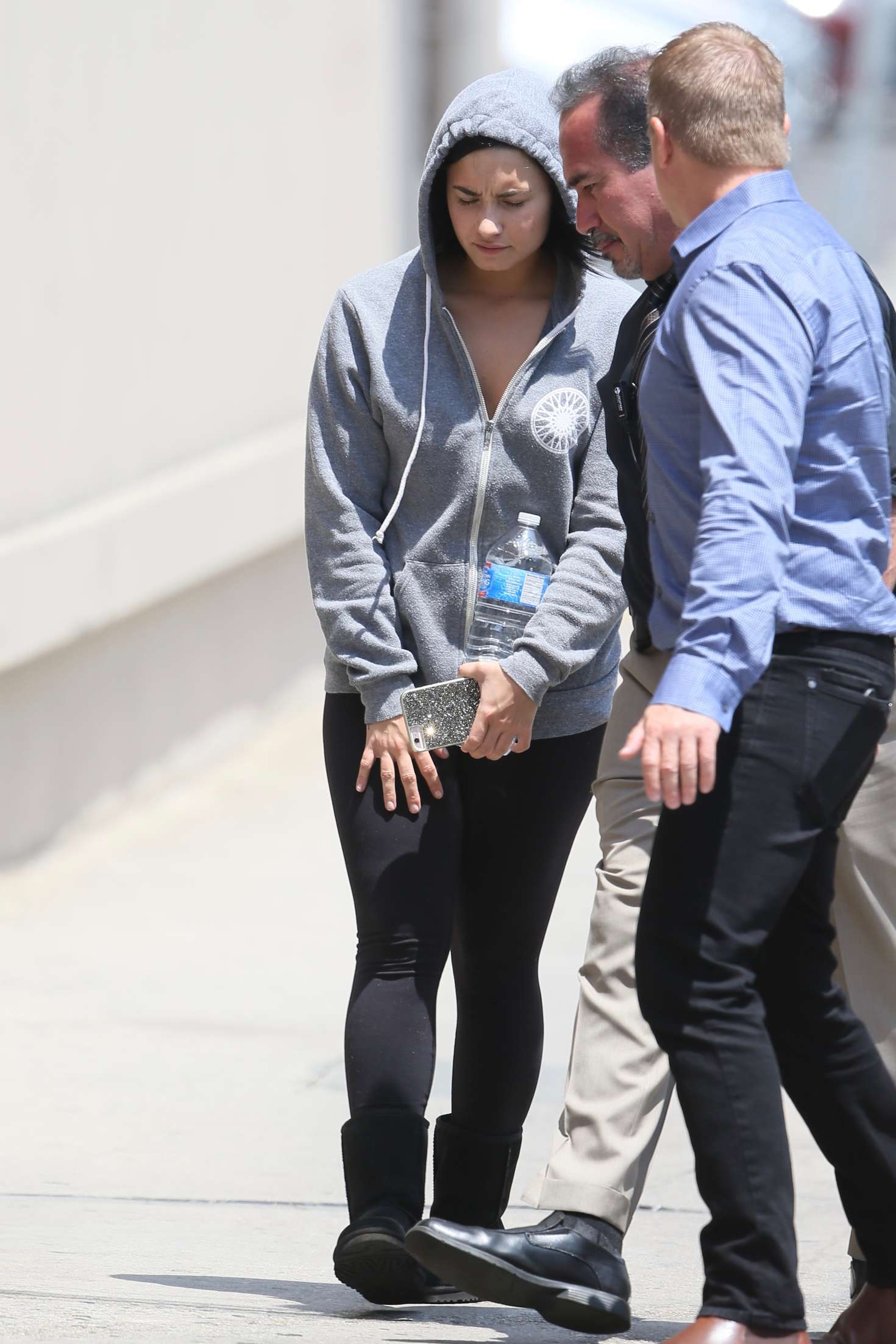 Demi Lovato - Arriving at Jimmy Kimmel Live in Los Angeles