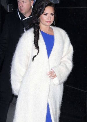 Demi Lovato - Arriving 'Good Morning America' Show in NY
