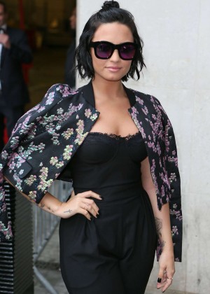 Demi Lovato at BBC Radio 1 Studios in London