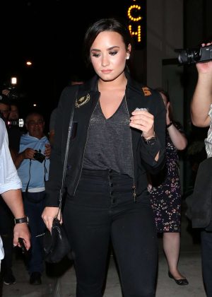 Demi Lovato at 'Catch' Restaurant in West Hollywood