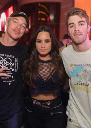 Demi Lovato at XS Nightclub in Las Vegas