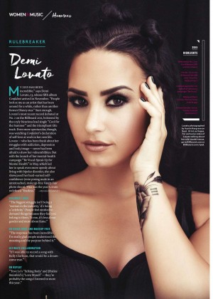 Demi Lovato - Billboard Magazine (December 2015)