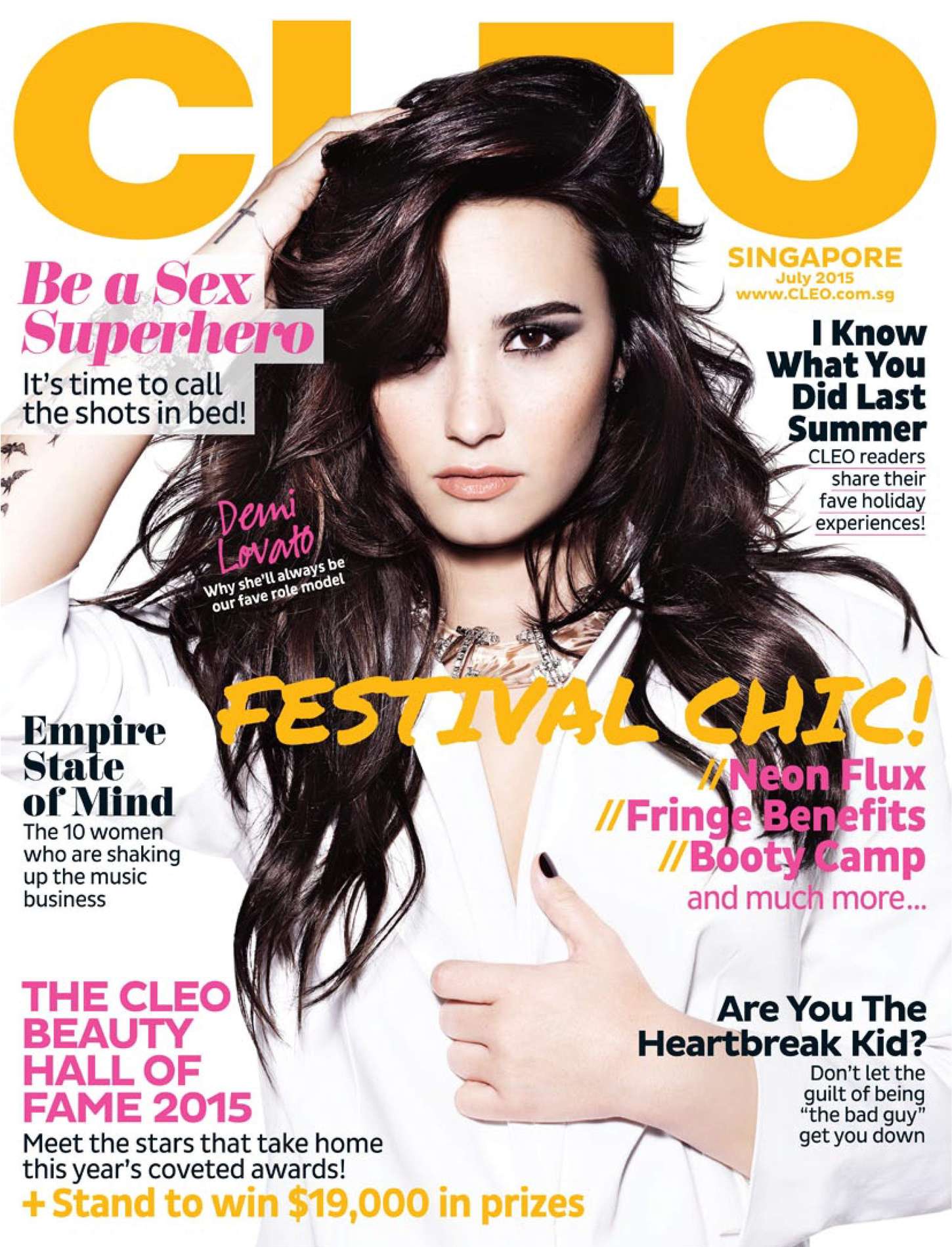 Demi Lovato - CLEO Singapore Magazine (July 2015)