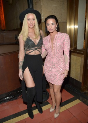 Demi Lovato & Iggy Azalea - Jeremy Scott and Adidas Originals VMA's After Party in LA