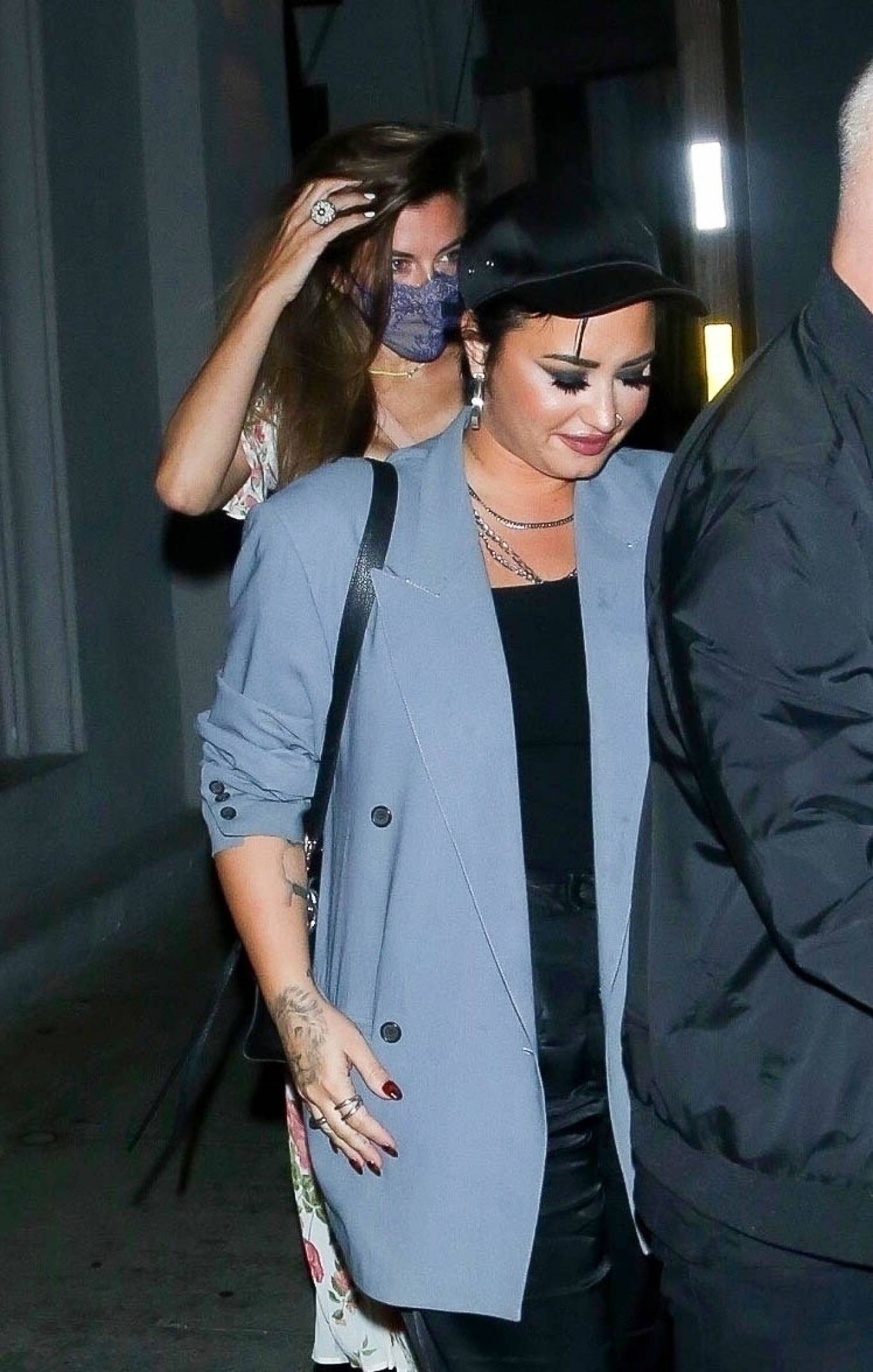 Demi Lovato 2021 : Demi Lovato – Leave dinner at Craigs in West Hollywood-03