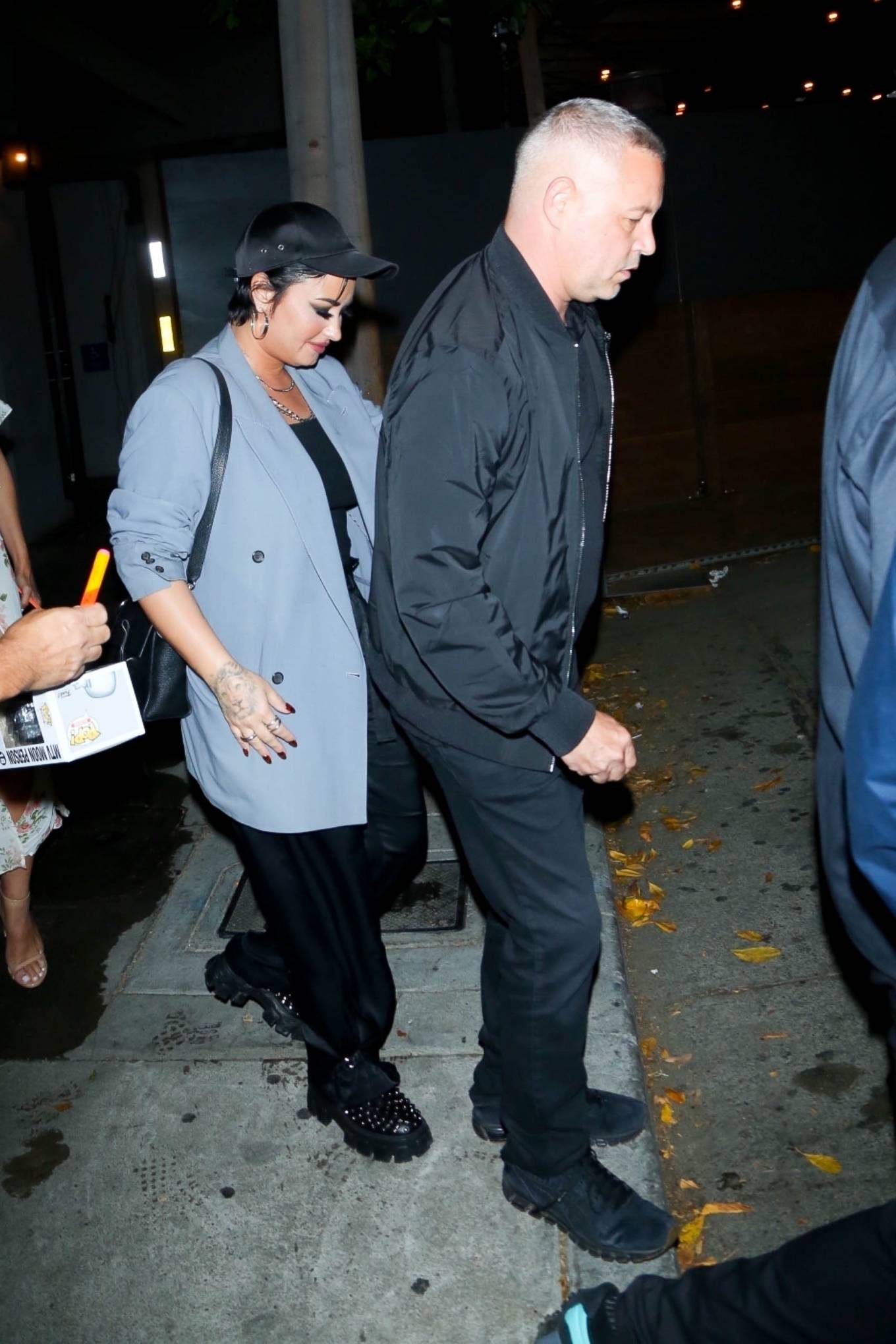 Demi Lovato 2021 : Demi Lovato – Leave dinner at Craigs in West Hollywood-06