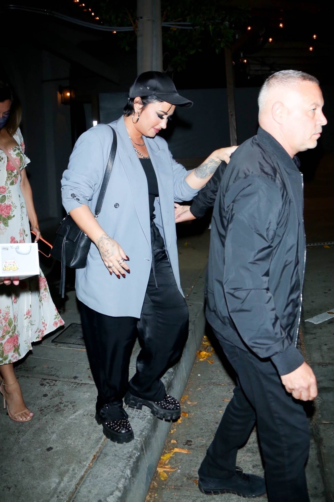 Demi Lovato 2021 : Demi Lovato – Leave dinner at Craigs in West Hollywood-08