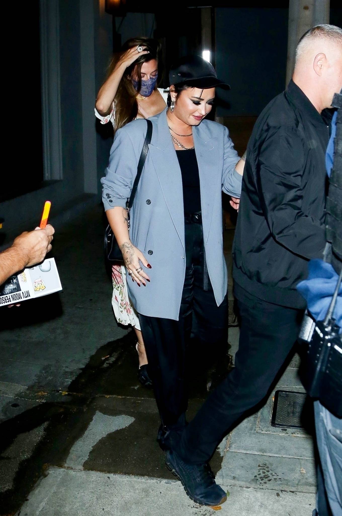 Demi Lovato 2021 : Demi Lovato – Leave dinner at Craigs in West Hollywood-13