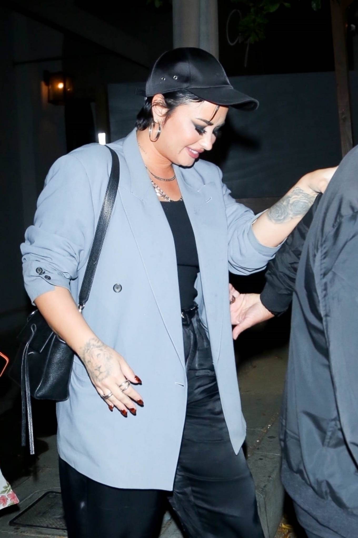 Demi Lovato 2021 : Demi Lovato – Leave dinner at Craigs in West Hollywood-15