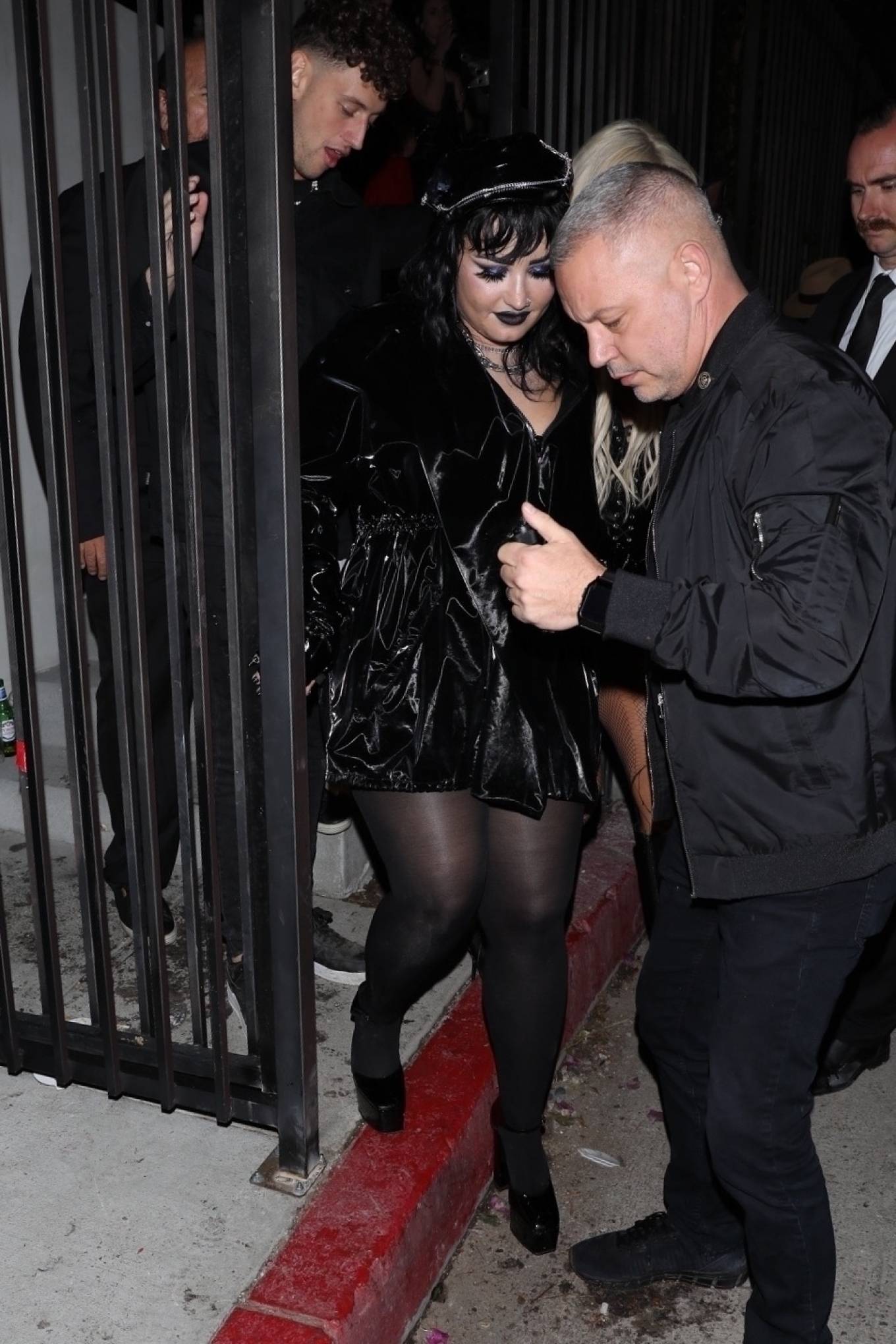 Demi Lovato 2021 : Demi Lovato – leaves a Halloween party in West Hollywood-11