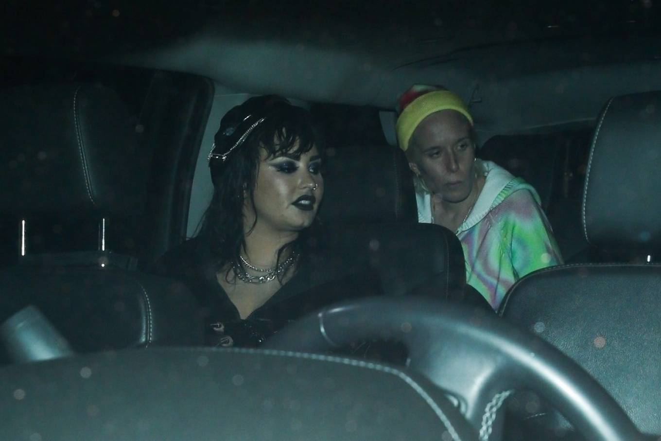 Demi Lovato 2021 : Demi Lovato – leaves a Halloween party in West Hollywood-13