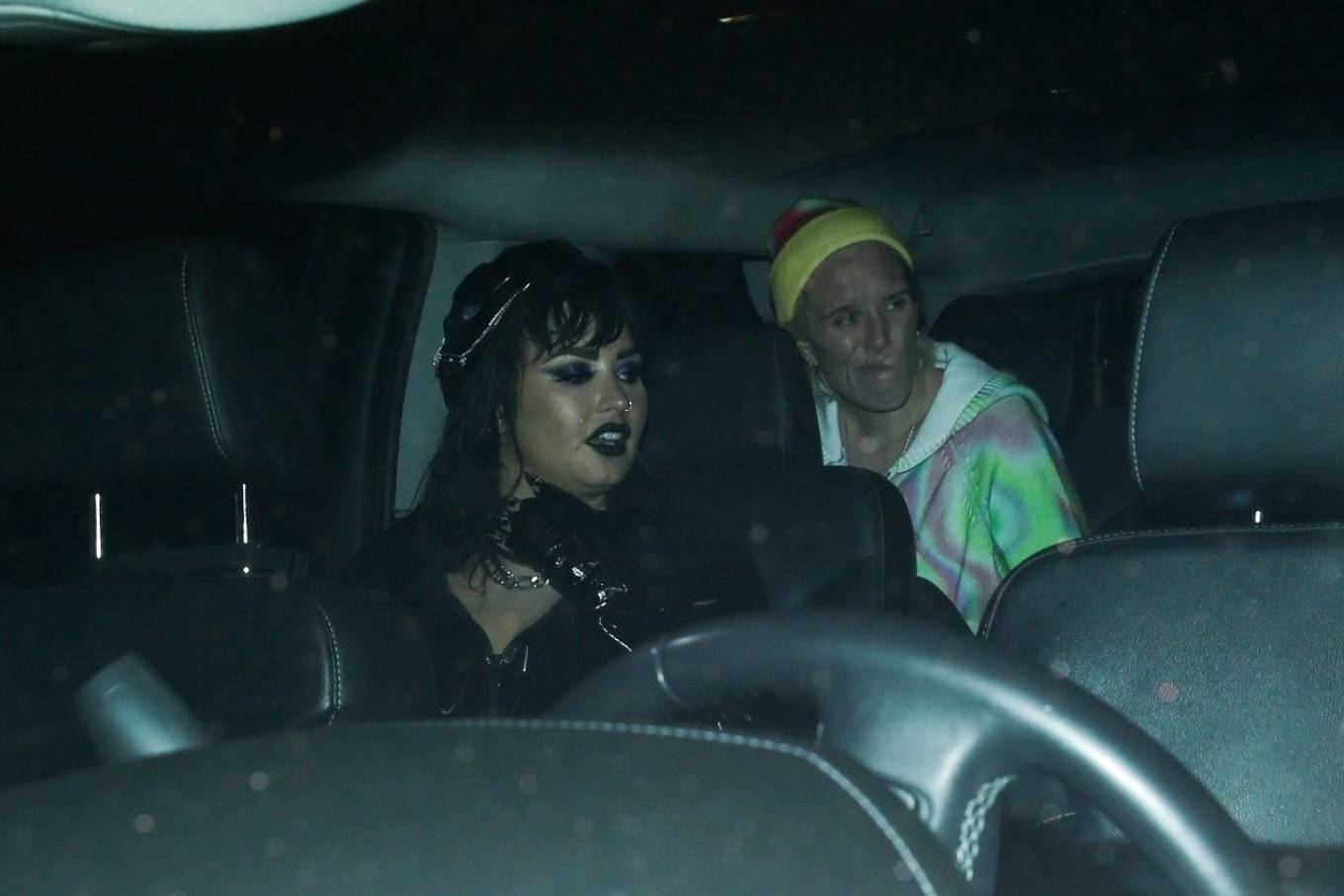 Demi Lovato 2021 : Demi Lovato – leaves a Halloween party in West Hollywood-14