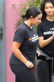Demi Lovato - Leaves the gym in Los Angeles