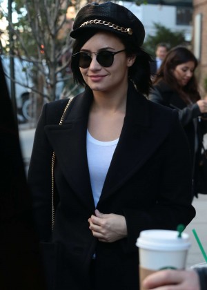 Demi Lovato - Leaving her hotel in NY