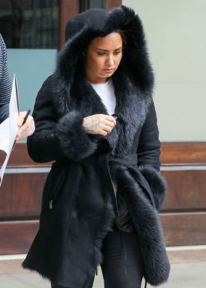 Demi Lovato - Leaving her hotel in NYC