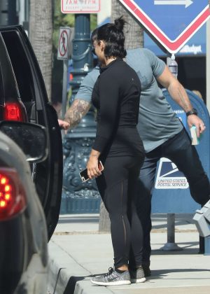 Demi Lovato - Leaving the gym in Los Angeles