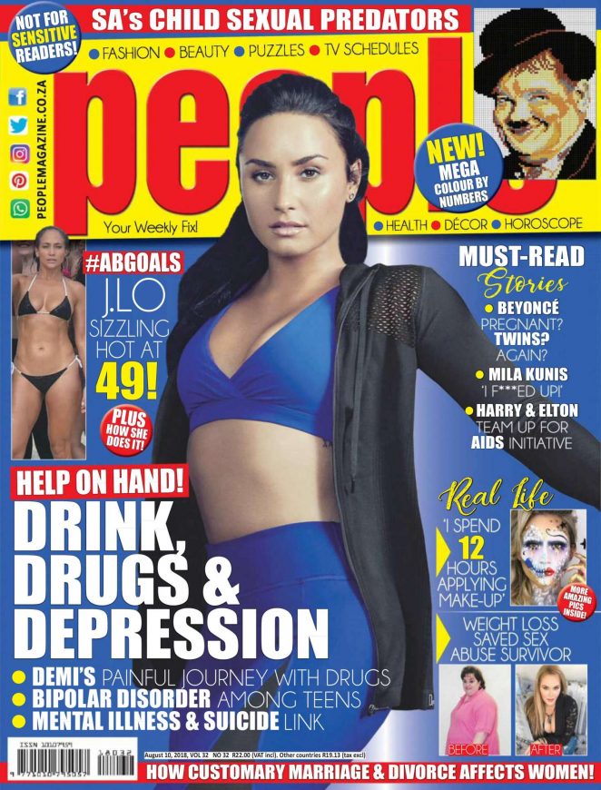 Demi Lovato - People South Africa Magazine (August 2018)