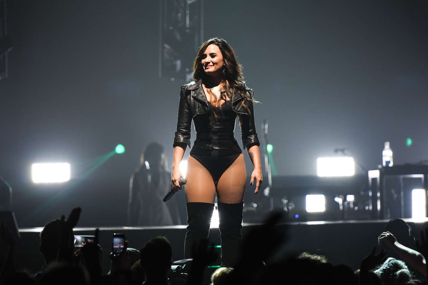 Demi Lovato - performing at her concert in Seattle. 