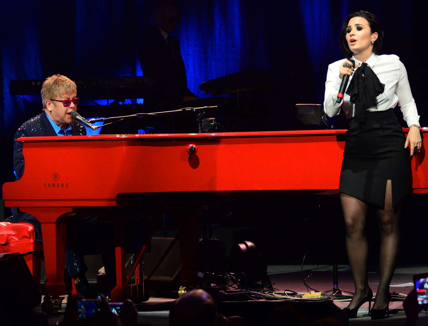 Demi Lovato 2016 : Demi Lovato: Performing with Elton John at the Wiltern -37