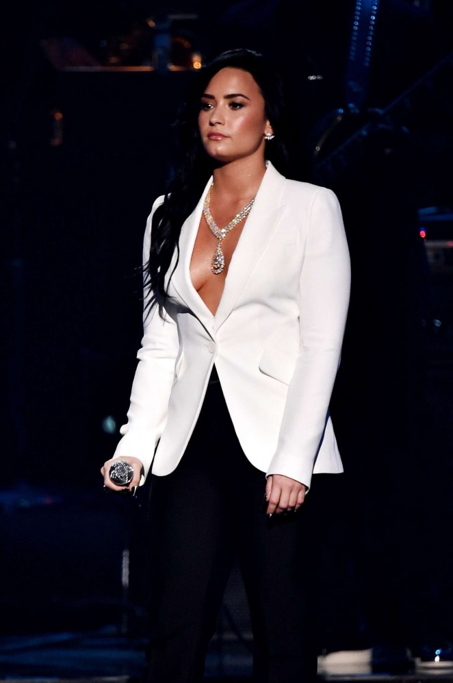 Demi Lovato - Performs at 2016 GRAMMY Awards in Los Angeles