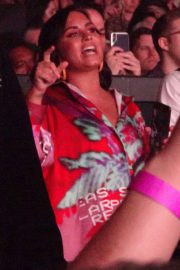 Demi Lovato -  Spotted at Christina Aguilera concert in Las Vegas