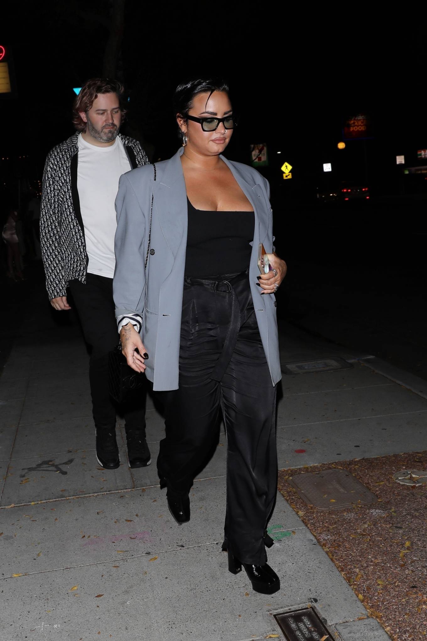 Demi Lovato 2021 : Demi Lovato – steps out to party at Delilah in West Hollywood-17