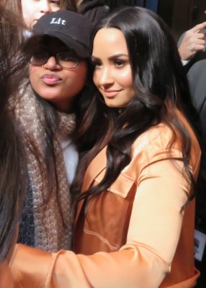 Demi Lovato - Stops for fans while out in Tribecca in New York City