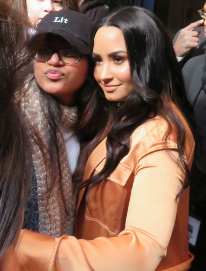 Demi Lovato - Stops for fans while out in Tribecca in New York City
