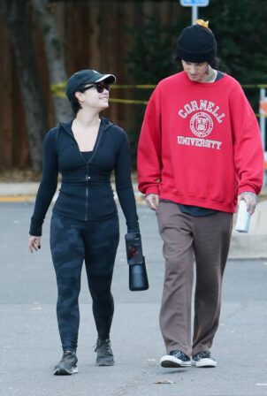 Demi Lovato - With her boyfriend Jutes seen hiking through Fryman Canyon Park