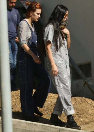 Demi Moore and Tallulah Willis out in LA