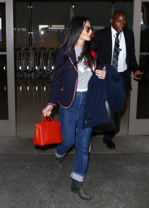Demi Moore at LAX Airport in Los Angeles