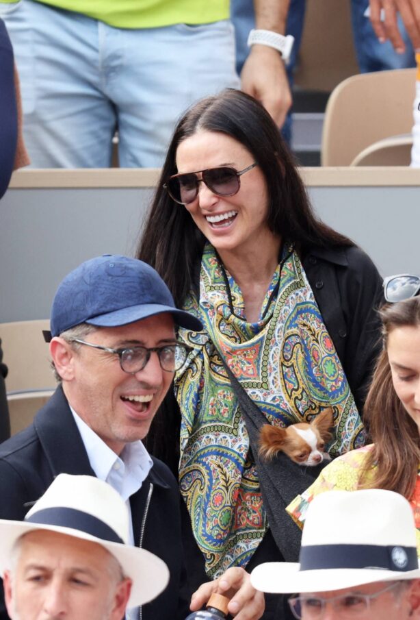 Demi Moore - French Open Tennis Championships at Roland Garros 2022
