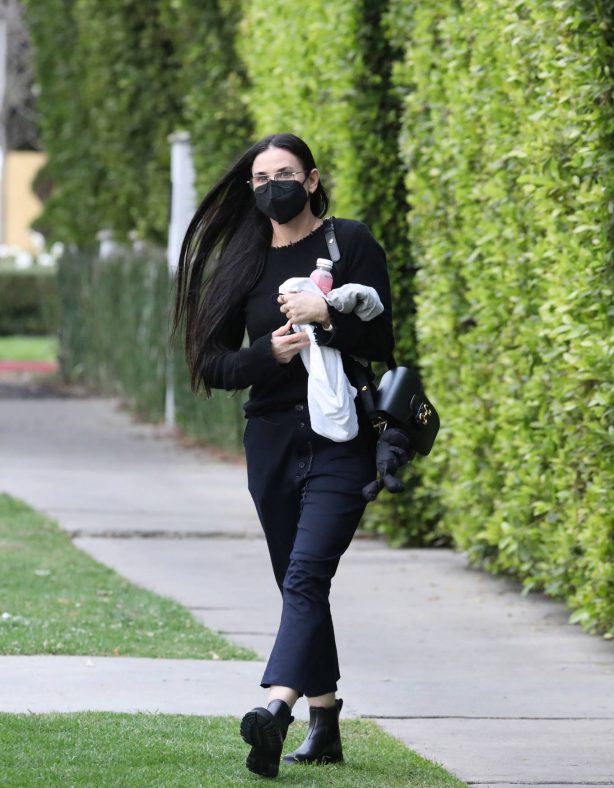 Demi Moore - Is seen leaving pilates class in Los Angeles