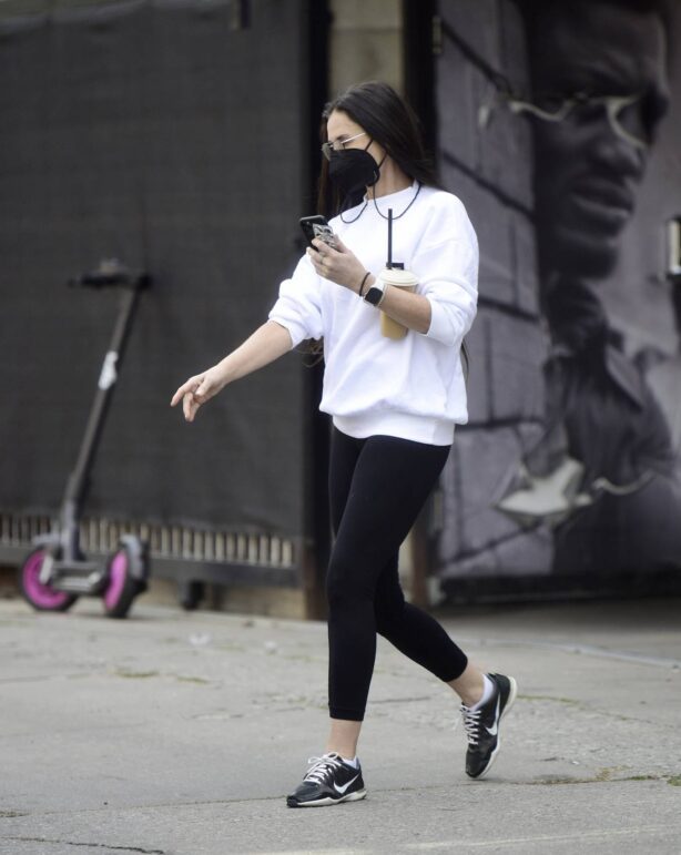Demi Moore - Seen at 'Heart and Hstle' gym in Los Angeles