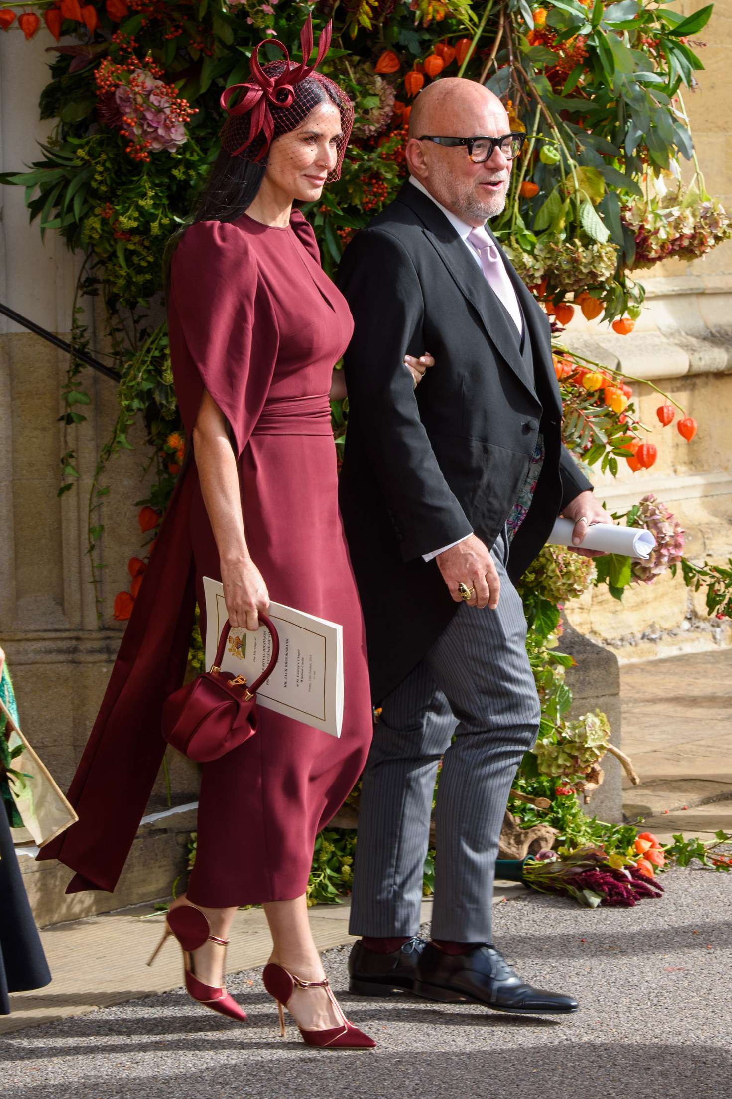 Demi Moore: Wedding of Princess Eugenie of York to Jack Brooksbank -06 ...
