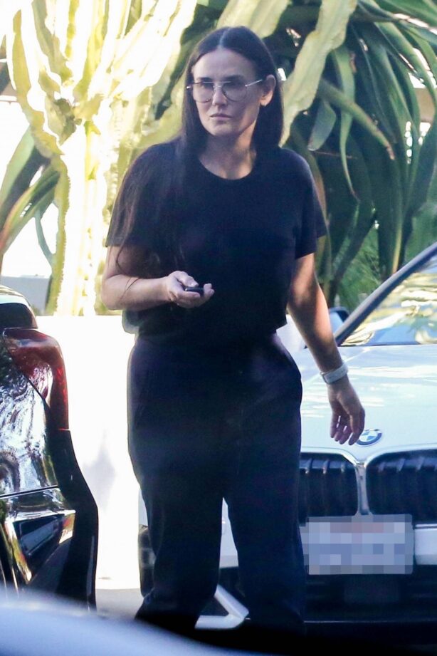 Demi Moore - With Rumer Willis celebrate Tallulah Willis's engagement with Dillon Buss
