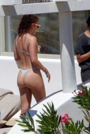 Demi Moore - With Rumer Willis in a bikinis on vacation on Greek island of Mykonos