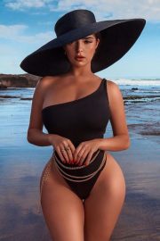 Demi Rose - Spotted on the beach during a photoshoot in Bali Indonesia