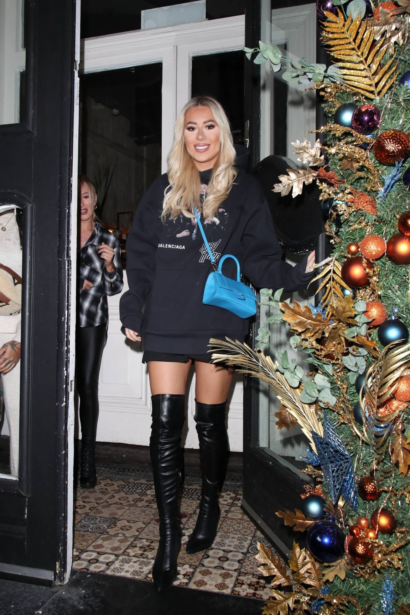 Demi Sims 2022 : Demi Sims – On a night out at Joan Restaurant in London-06