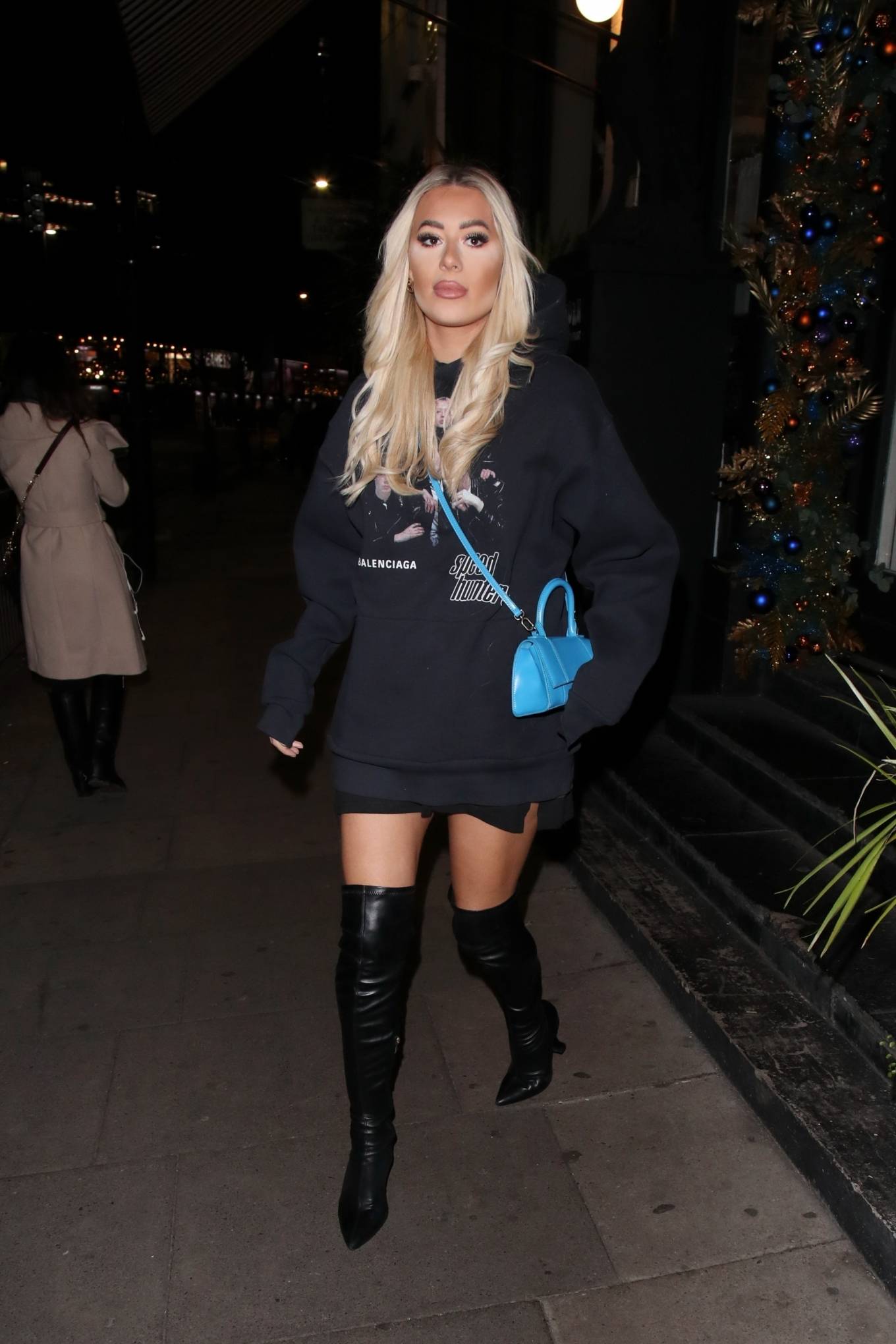 Demi Sims 2022 : Demi Sims – On a night out at Joan Restaurant in London-09