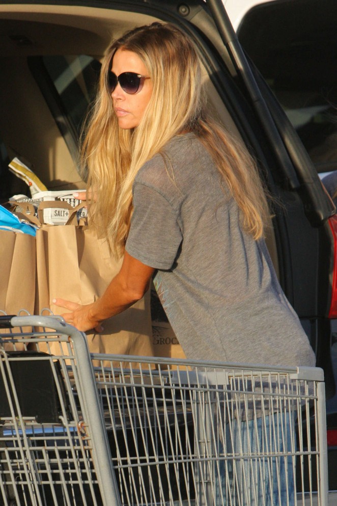 Denise Richards out Shopping in Malibu
