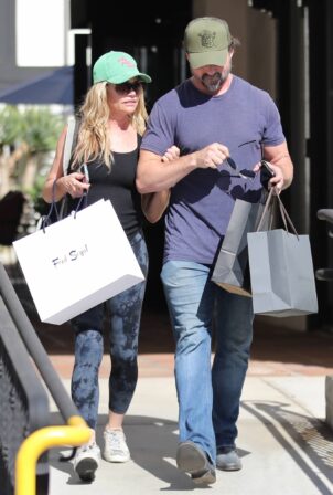 Denise Richards - With Aaron Phypers shopping at Fred Segal in Malibu