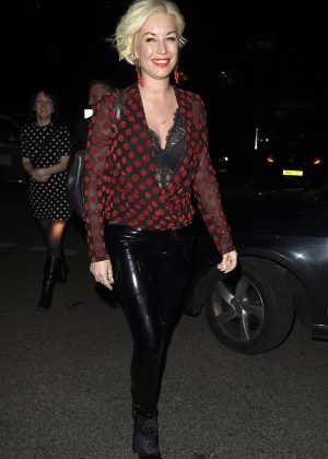Denise Van Outen - Night out at Menagerie in Manchester